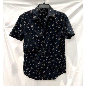 John Varvatos, USA Blue SS Button Down - S
